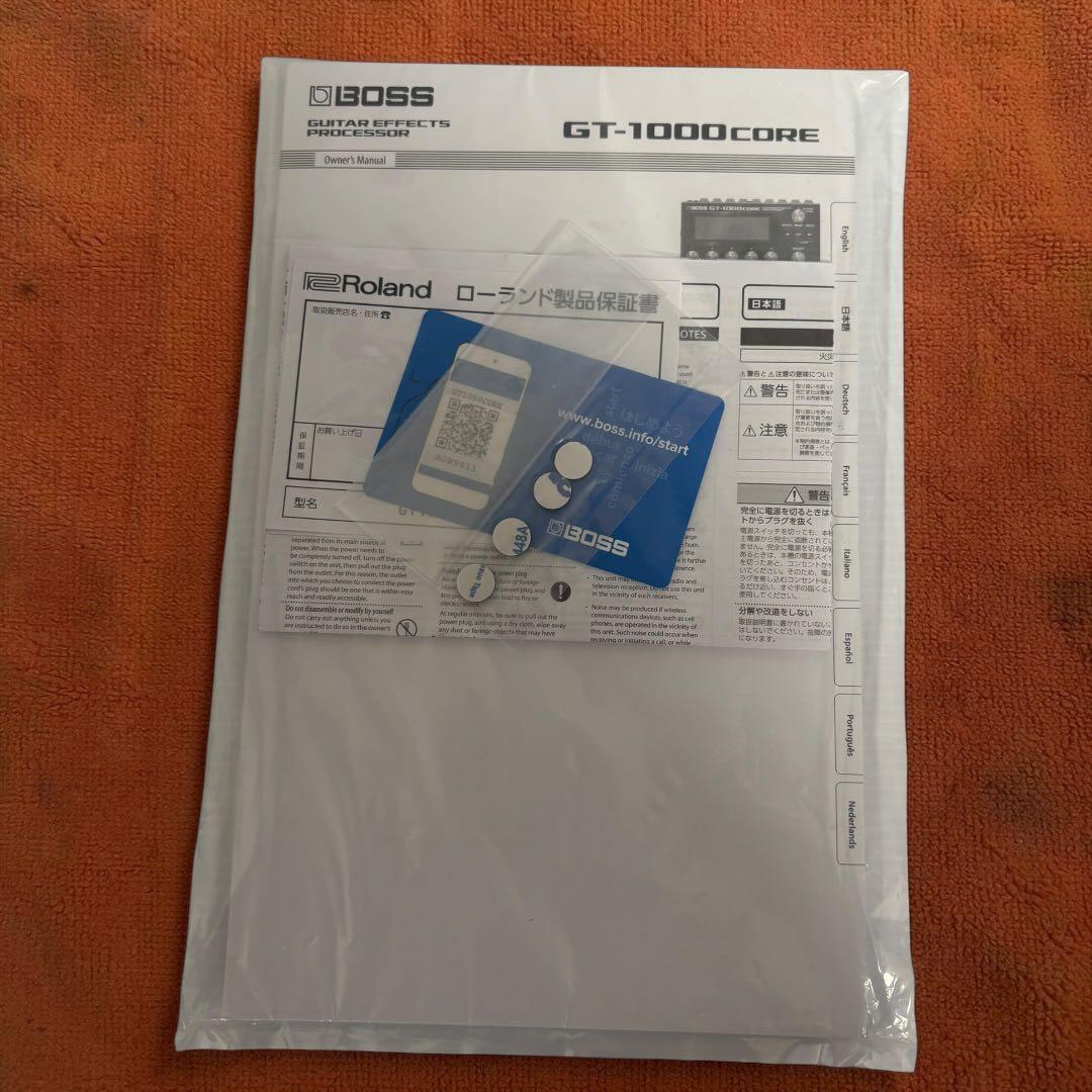 【極美品/付属品完備】BOSS GT-1000CORE ★ 元箱付・動作確認済