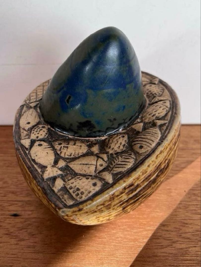 リサラーソン　漁師と船 ブルーバージョン