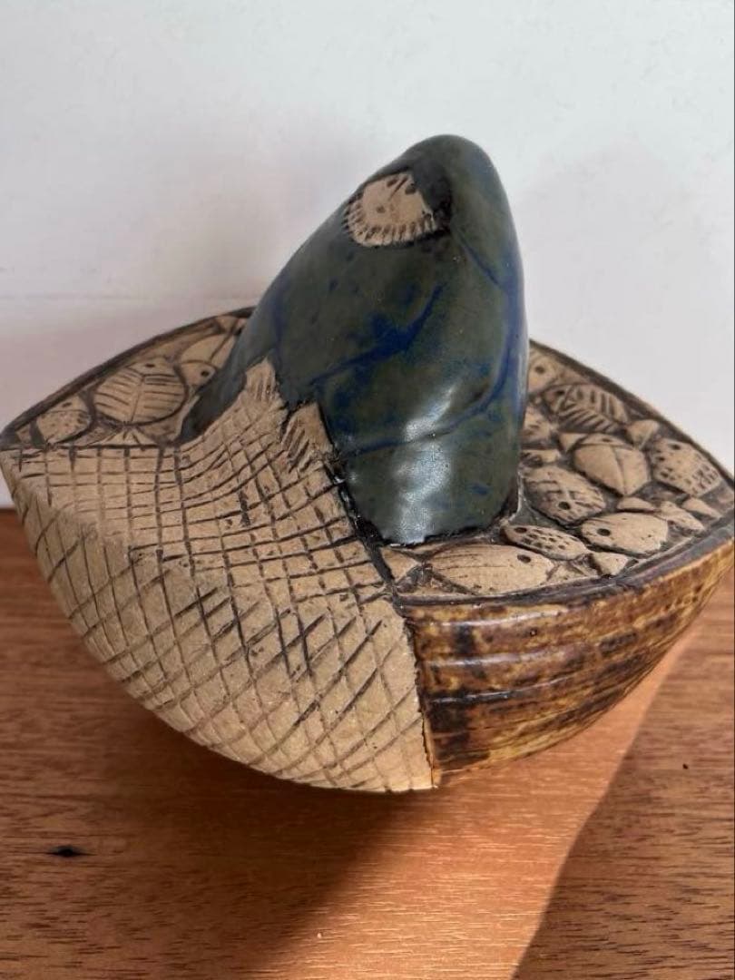 リサラーソン　漁師と船 ブルーバージョン