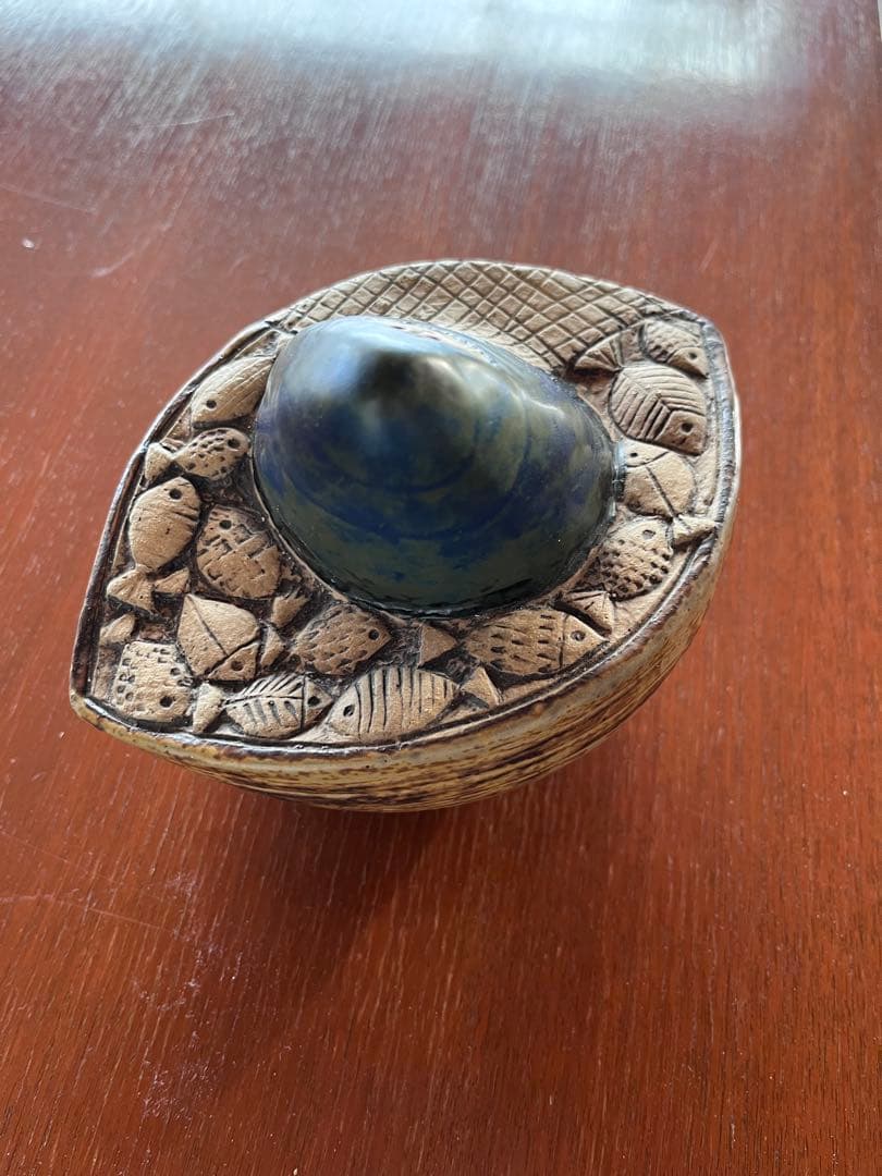 リサラーソン　漁師と船 ブルーバージョン