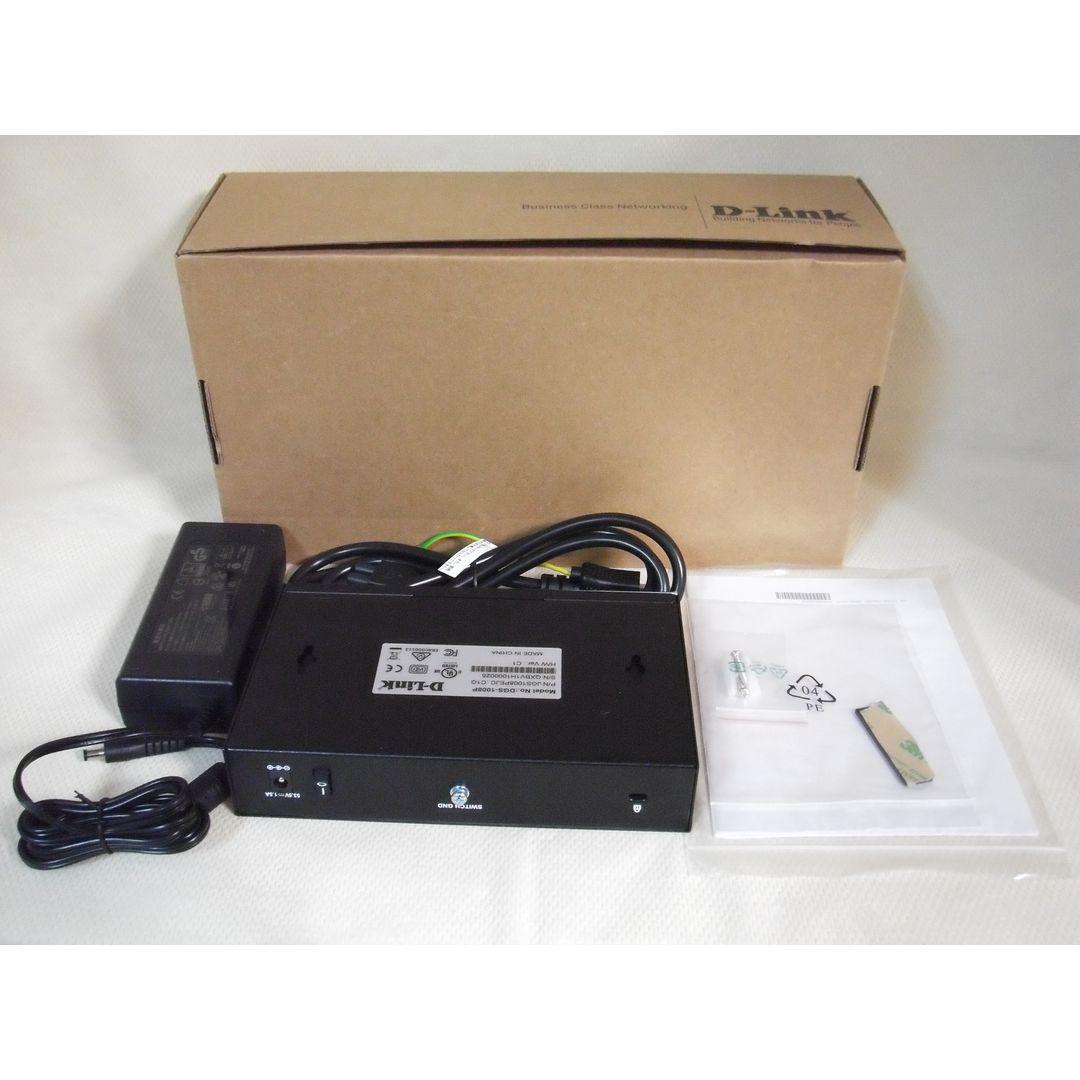 D-Link 8ポートPoE+スイッチングハブ DGS-1008P