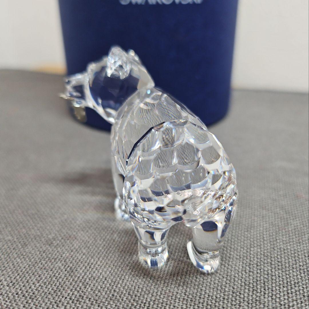 SWAROVSKI スワロフスキー クリスタル 子供のグリズリー 置物