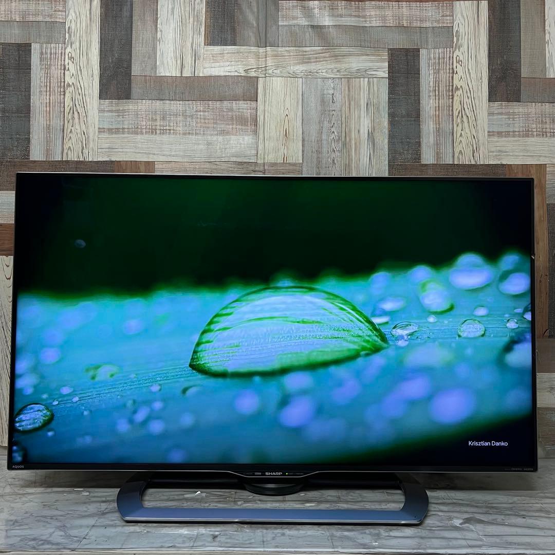 即日受渡❣️全国送料込シャープ45型4K3チューナーYouTube.NETFLIX