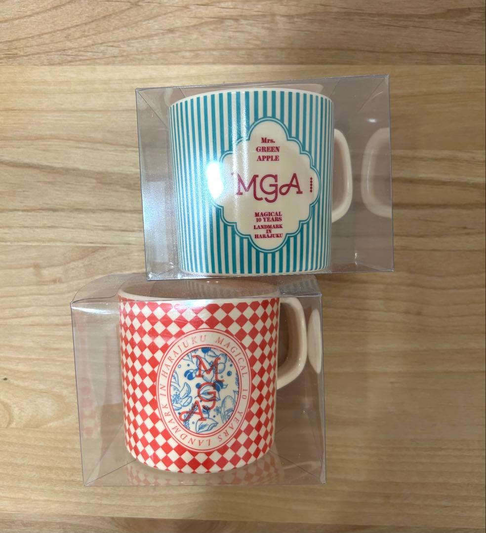 Mrs. GREEN APPLE ミセス 原宿 ポップアップ マグカップ セット
