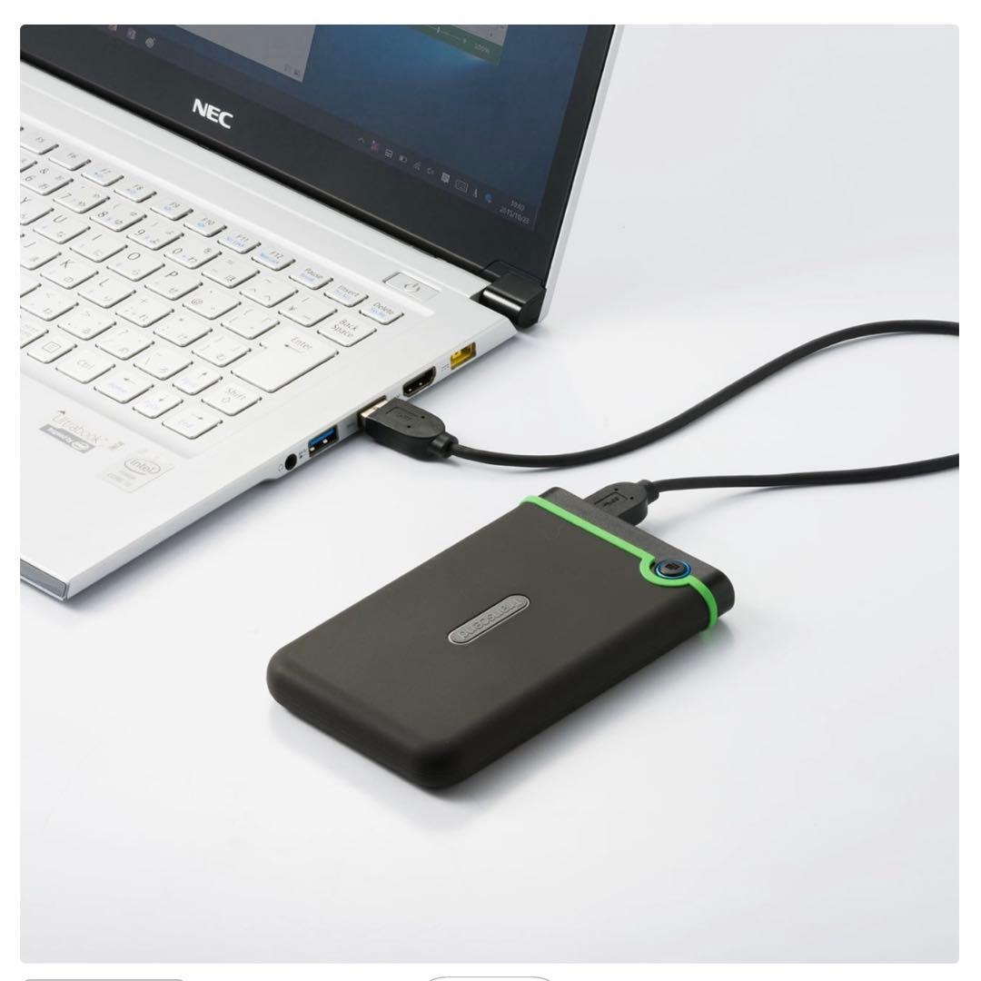 ⭐️新品未使用⭐️外付HDD 2TB transcend TS2TSJ25M3S