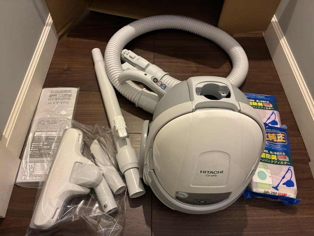 日立 HITACHI 電気掃除機 CV-VP5 紙パック式クリーナー 2024年
