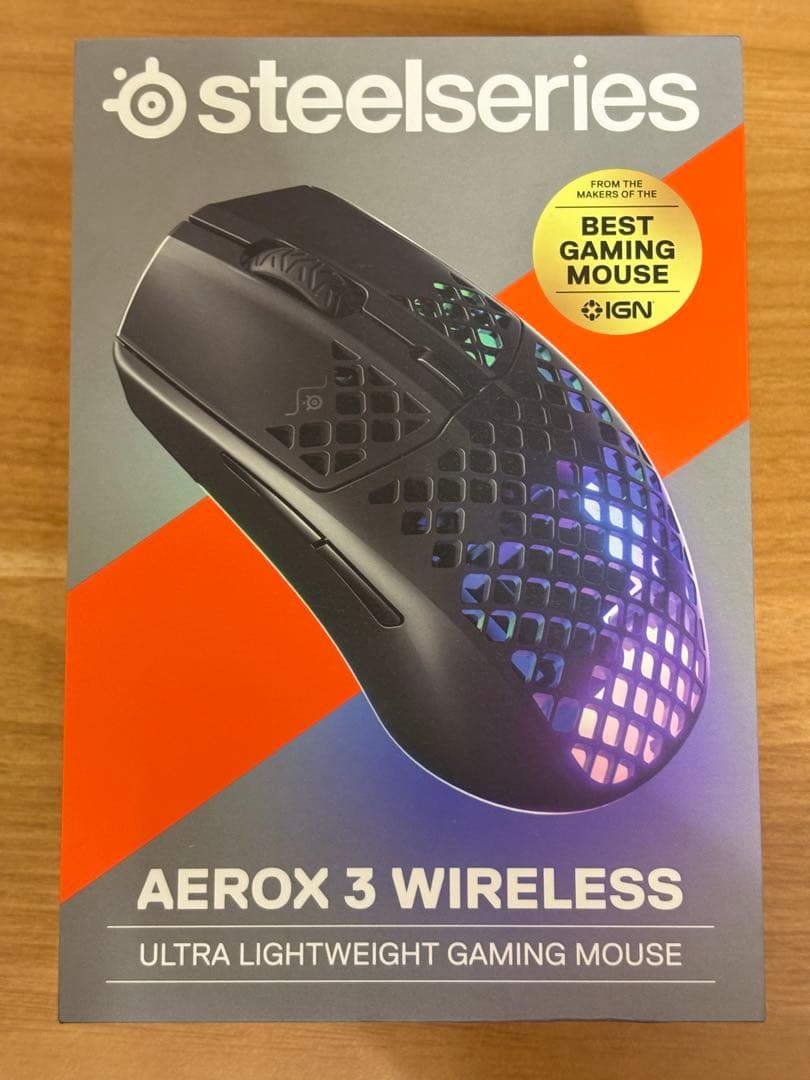 Steelseries Aerox 3 wireless ゲーミングマウス