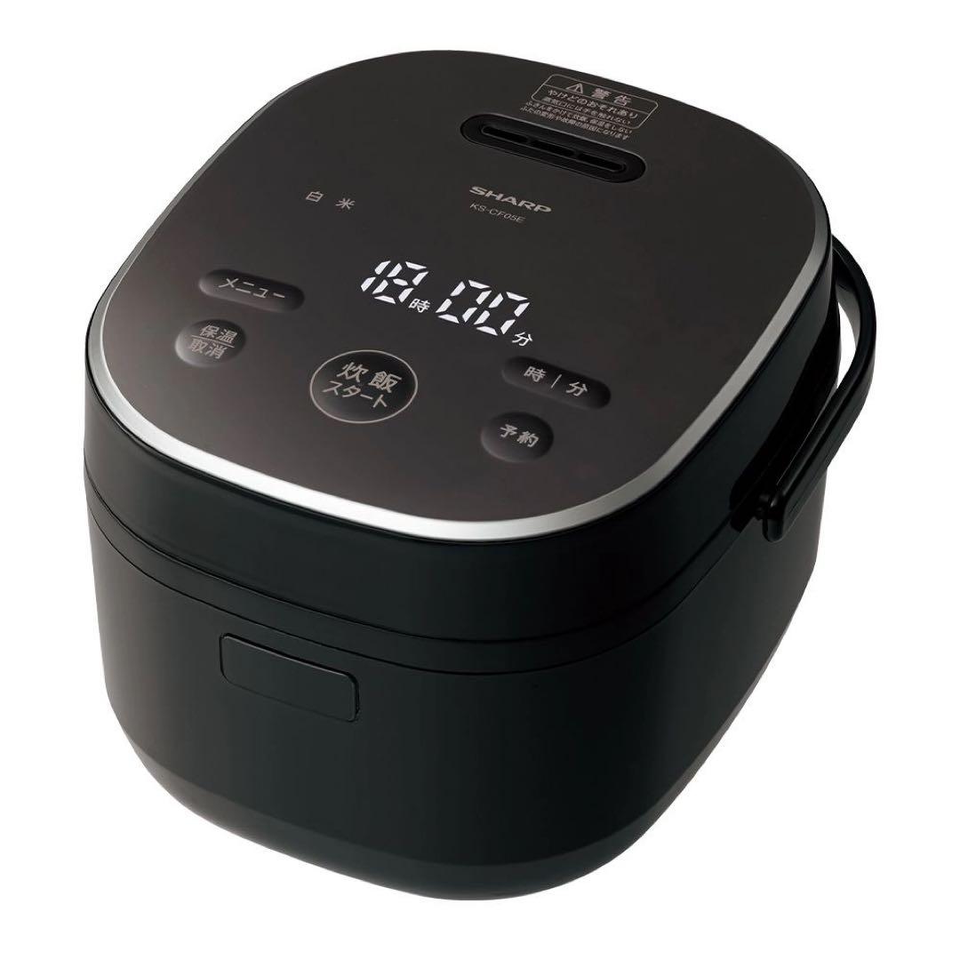 SHARP ジャー炊飯器 ブラック系 KS-CF05E-B