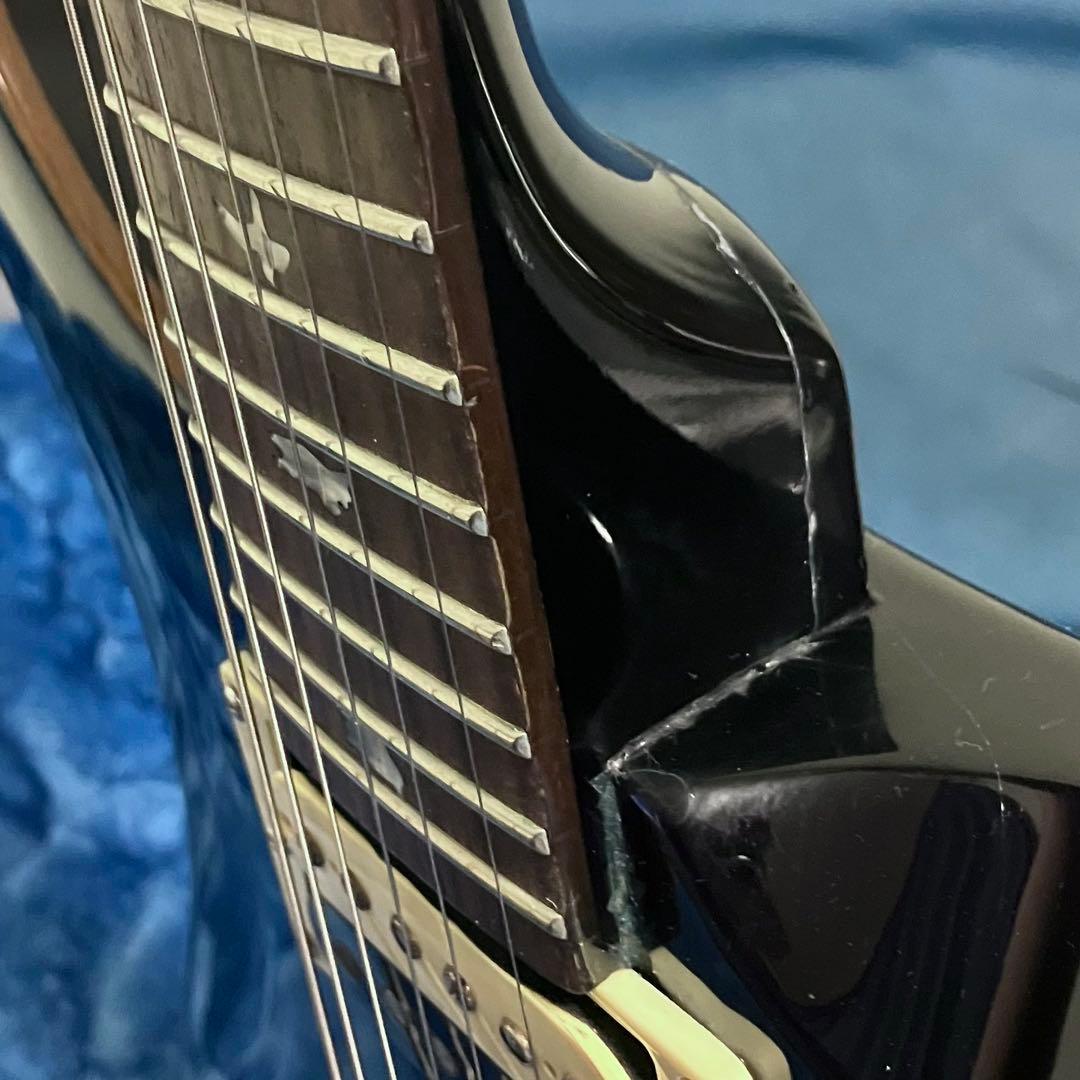 ネック修復歴有 PRS SE custom 24 Blue Matteo