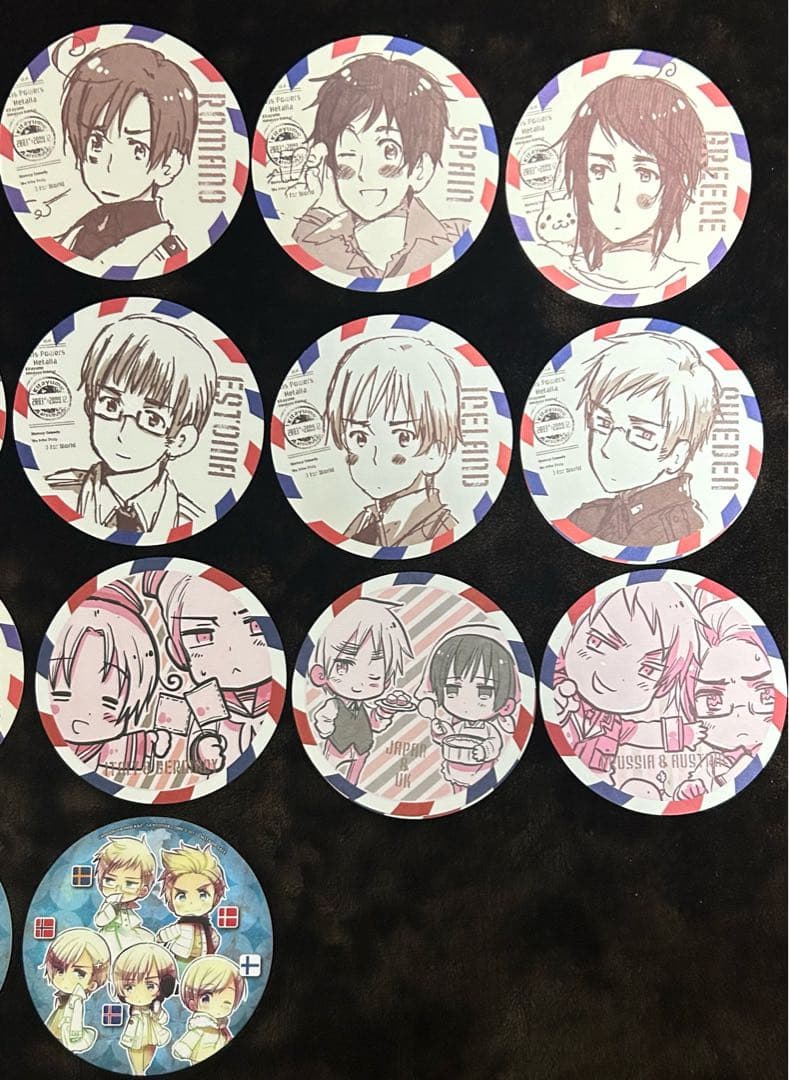 ヘタリア コースター 22枚 アニメイト 特典 まとめ売り