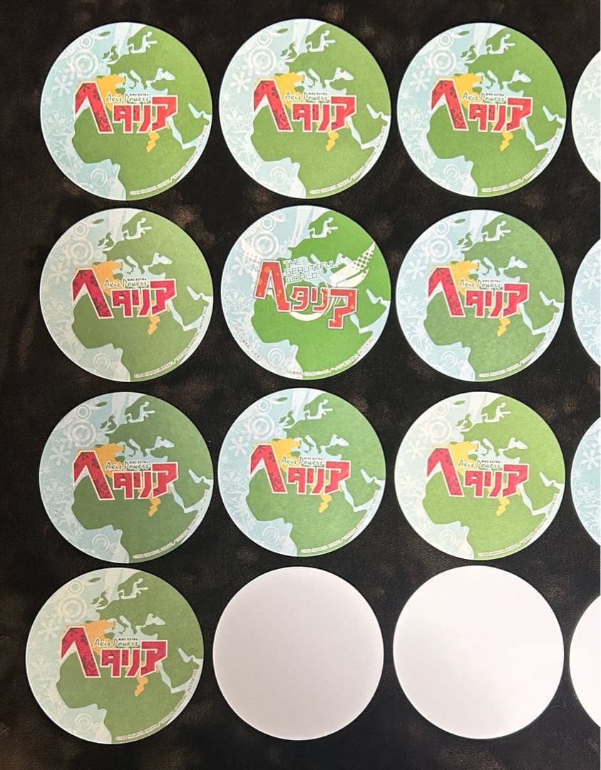 ヘタリア コースター 22枚 アニメイト 特典 まとめ売り