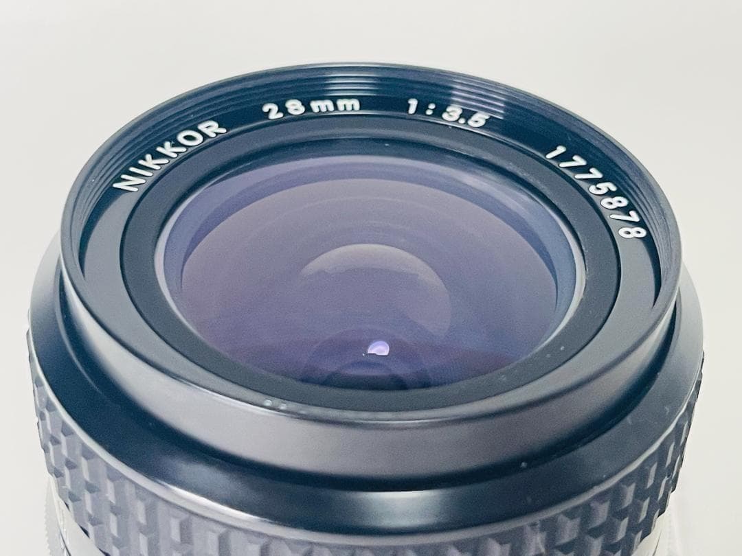 【美品】Nikon Ai NIKKOR 28mm F3.5 広角単焦点レンズ
