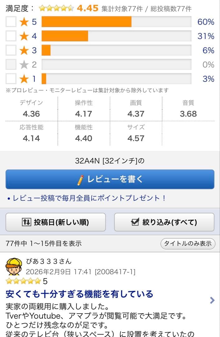 ハイセンス　テレビ