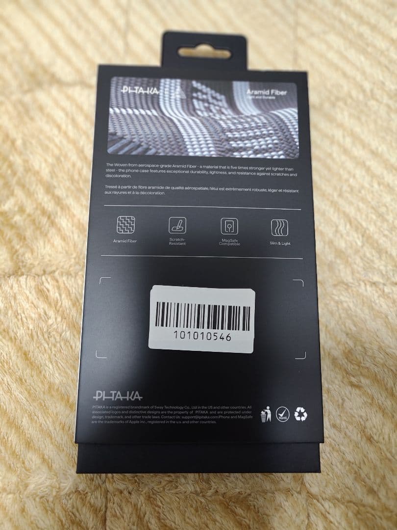 新品未使用【Pitaka×Re-TROS コラボ】iPhone16 Proケース