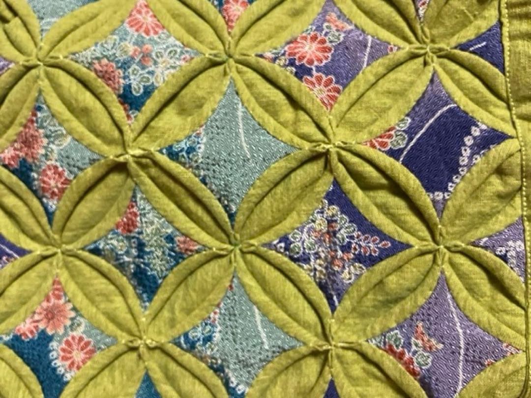 ハンドメイドバッグ 縮緬生地使用