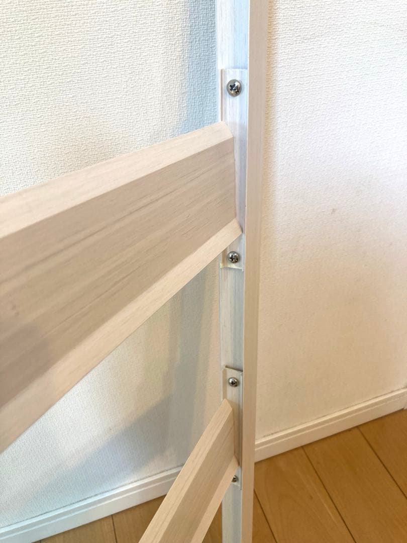 【未使用】アルミエアコンカバー　木目調ホワイト(アルマックス)