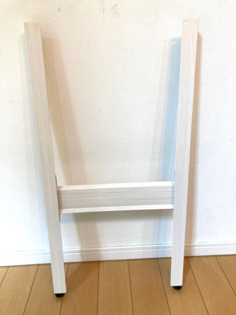 【未使用】アルミエアコンカバー　木目調ホワイト(アルマックス)