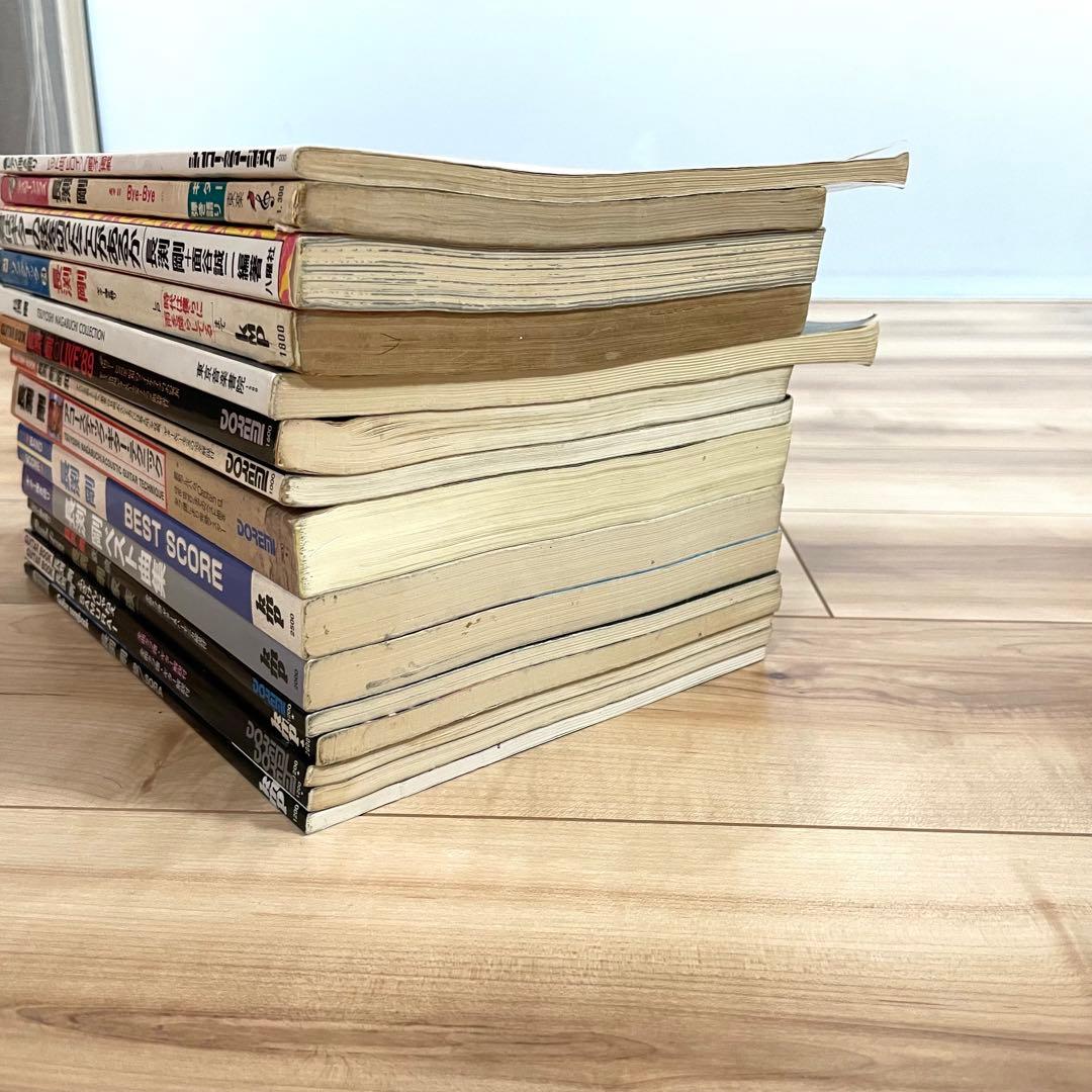 長渕剛楽譜 15冊！ギター弾き語り全曲集 ピアノ ハーモニカテクニック等④