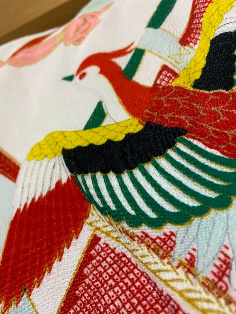 No.257アンティーク子供着物正絹着丈92.5センチ裄丈39センチ