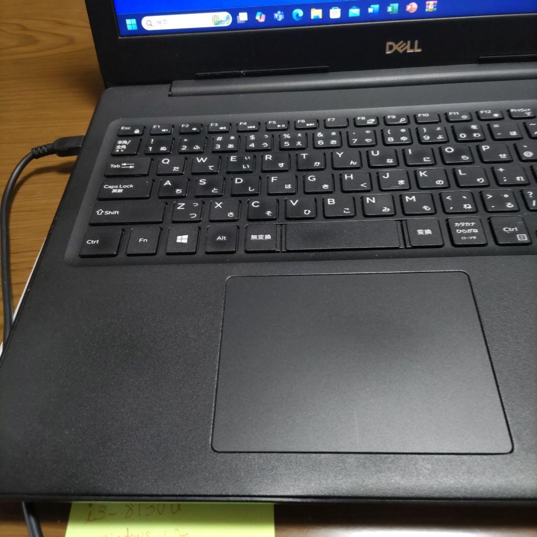 その他ノートPC本体 DELL i3-8130u 8MB 128GB
