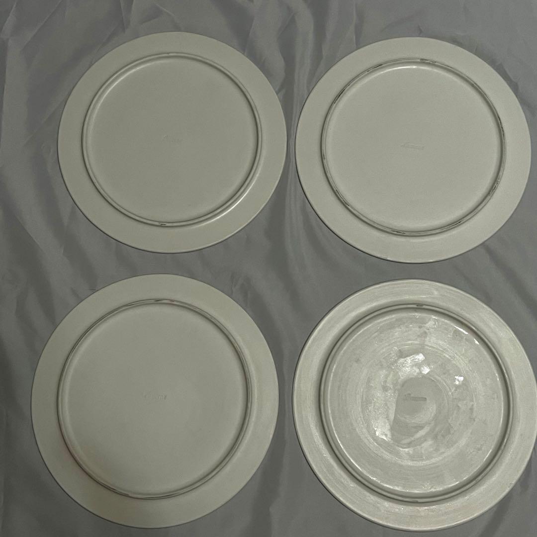 お皿 ルザーン コルレオニス シルバー ４枚セット プレート 食器