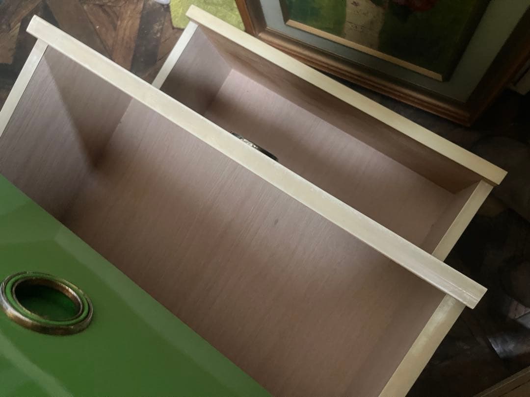 チェスト 緑 レトロポップ 昭和レトロ 当時物 インテリア 箪笥