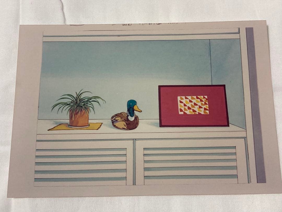 当時物 どろろんぱっ 設定資料 写真 背景ボード セット売り 1990年代アニメ