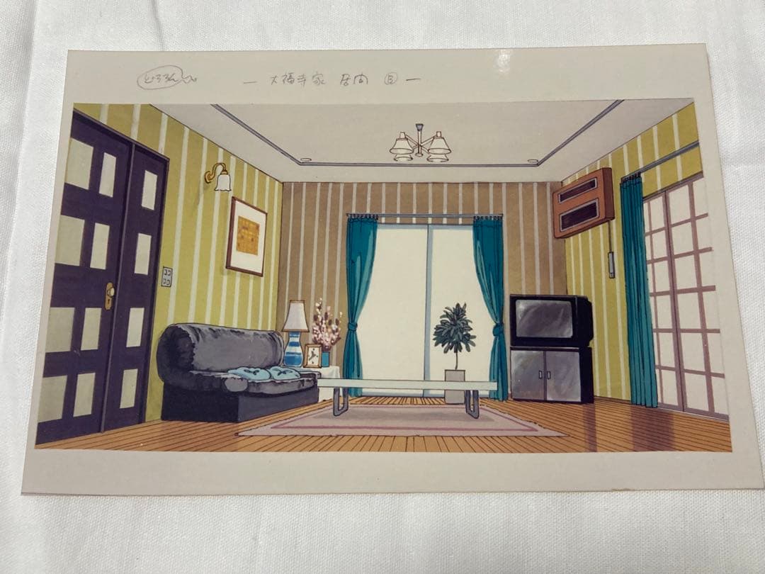 当時物 どろろんぱっ 設定資料 写真 背景ボード セット売り 1990年代アニメ
