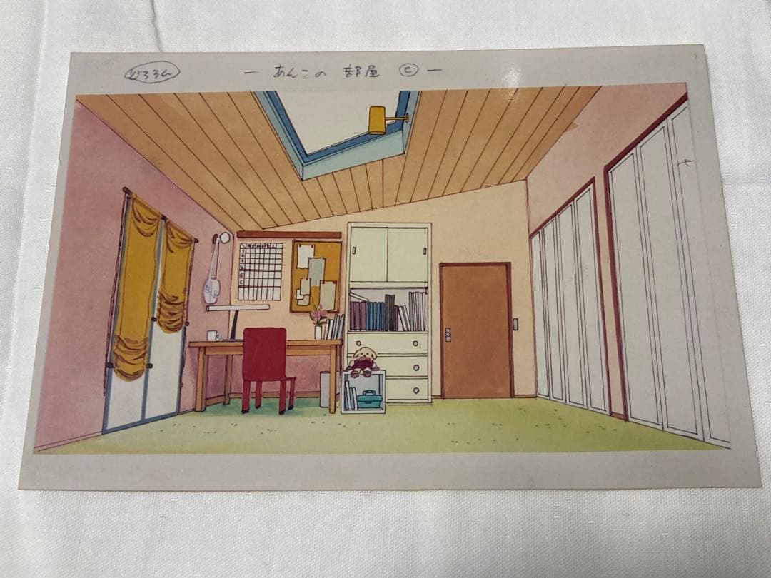 当時物 どろろんぱっ 設定資料 写真 背景ボード セット売り 1990年代アニメ