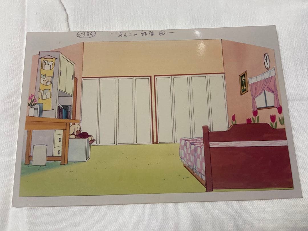 当時物 どろろんぱっ 設定資料 写真 背景ボード セット売り 1990年代アニメ