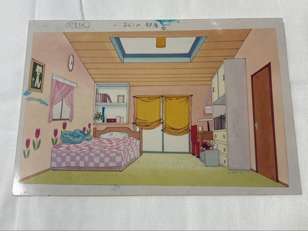 当時物 どろろんぱっ 設定資料 写真 背景ボード セット売り 1990年代アニメ