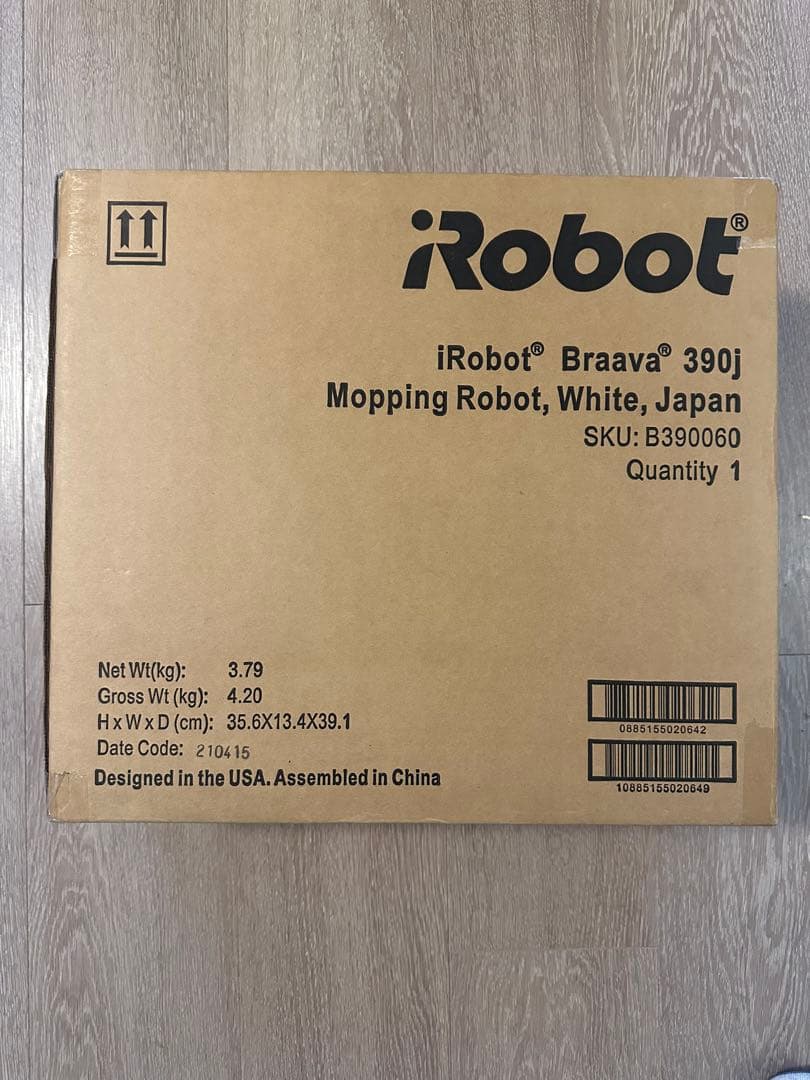 新品 未使用 iRobot Braava ブラーバ 390j ロボット掃除機