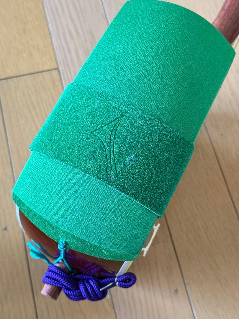 三味線本体　難あり　約100cm 袋付き