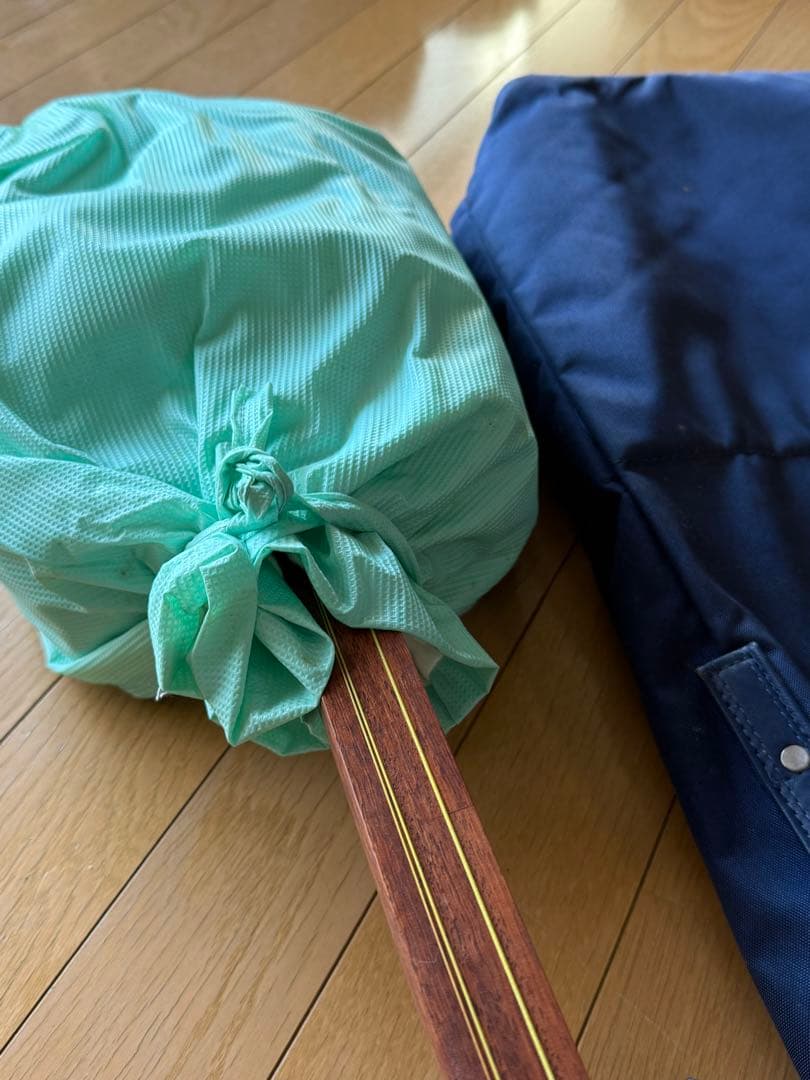 三味線本体　難あり　約100cm 袋付き