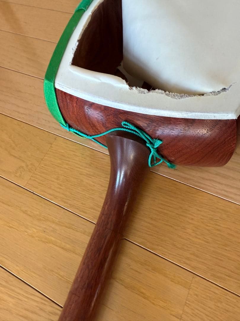 三味線本体　難あり　約100cm 袋付き
