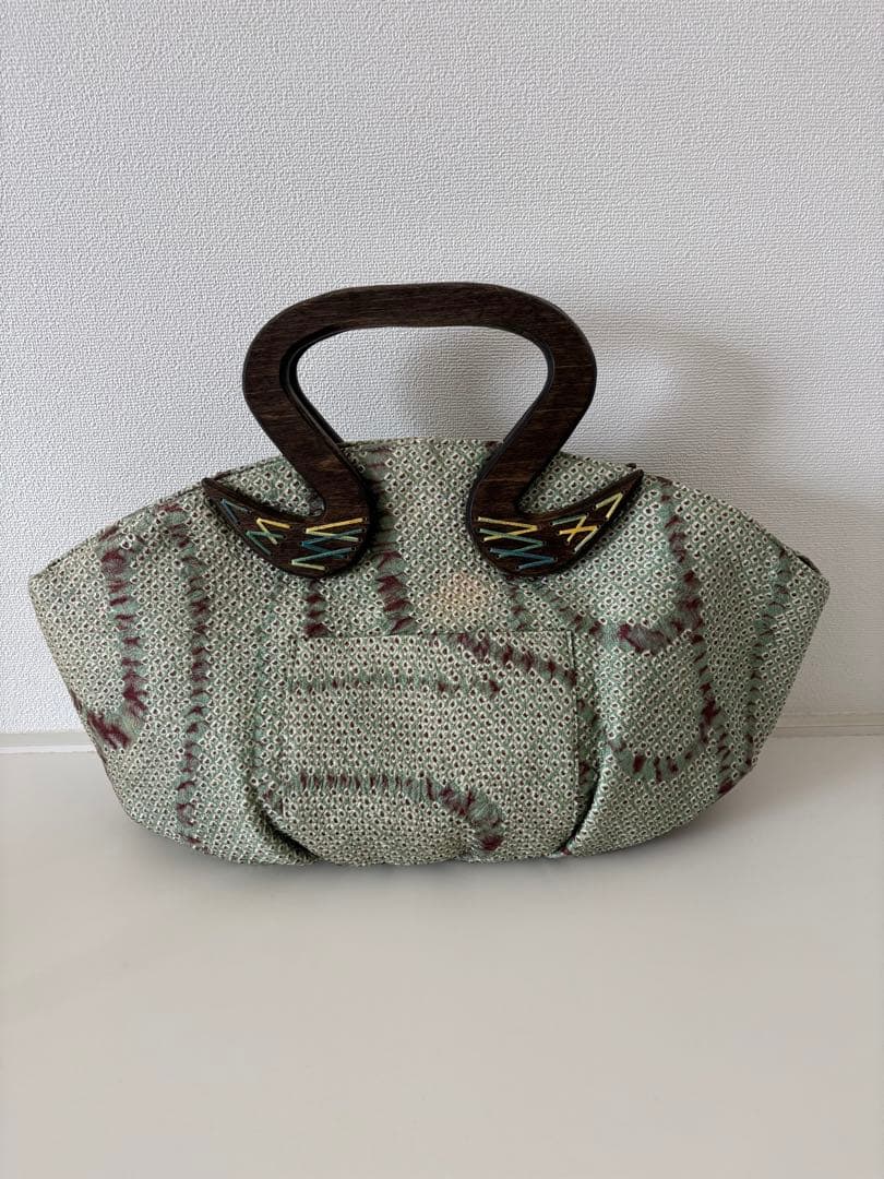 絞り 創作バック 和装