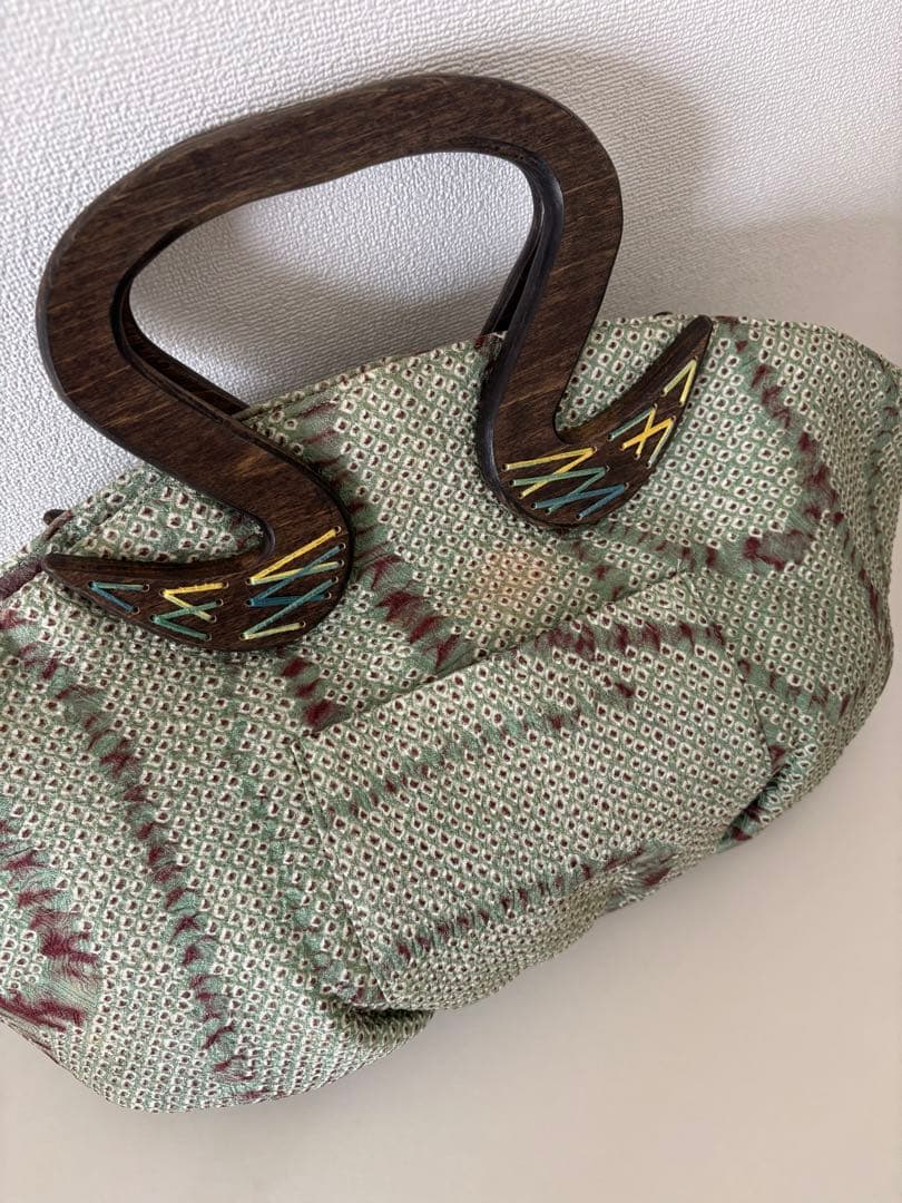 絞り 創作バック 和装