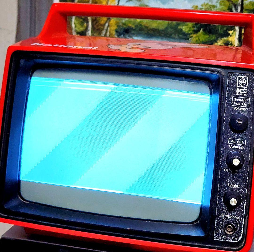 【昭和レトロ】レトロポップ/小型白黒テレビ