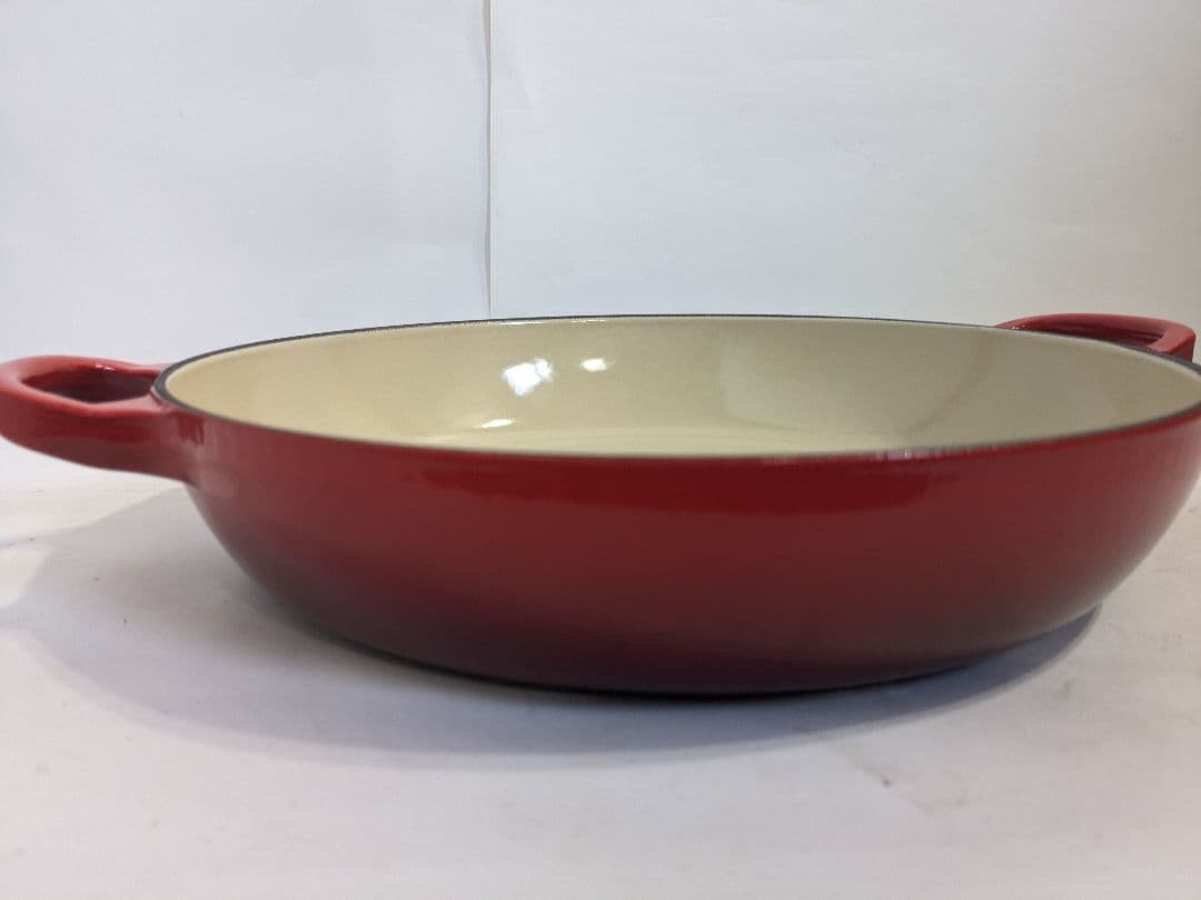 ル・クルーゼ　キャセロール　チェリーレッド　26cm