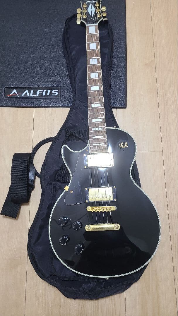 maison メイソン　エレキギター ブラック　左利き　レフティ