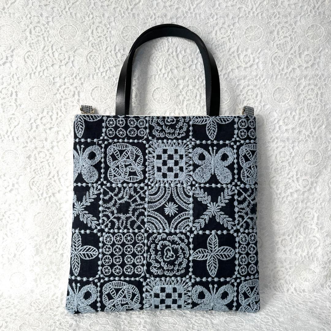 ミナペルホネン ハンドメイド ミニバッグ