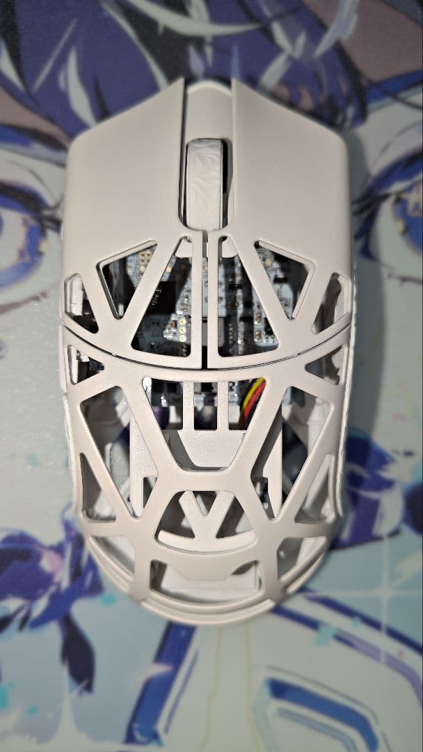 WLMOUSE Beast X Mini Pro Milkywhite 横穴あり