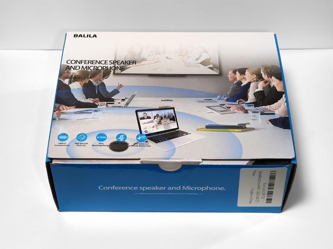 BALILA Web/対面 会議用マイクスピーカー ピン付ワイヤレスマイク10個