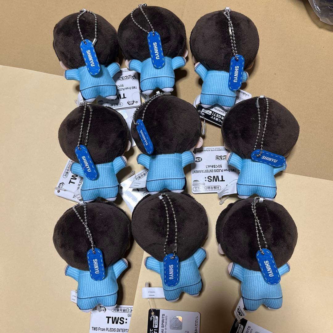 ナムコ限定 TWS トゥアス ちびぐるみ SHINYU シニュ 9個セット