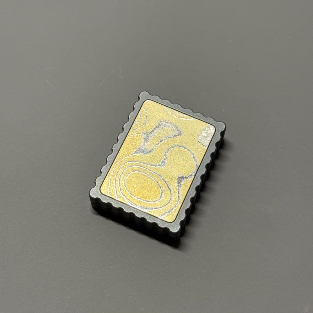 「正規品」ACEdc Stamp ジルコニウム+モクメ製　フィジェットトイ　絶版