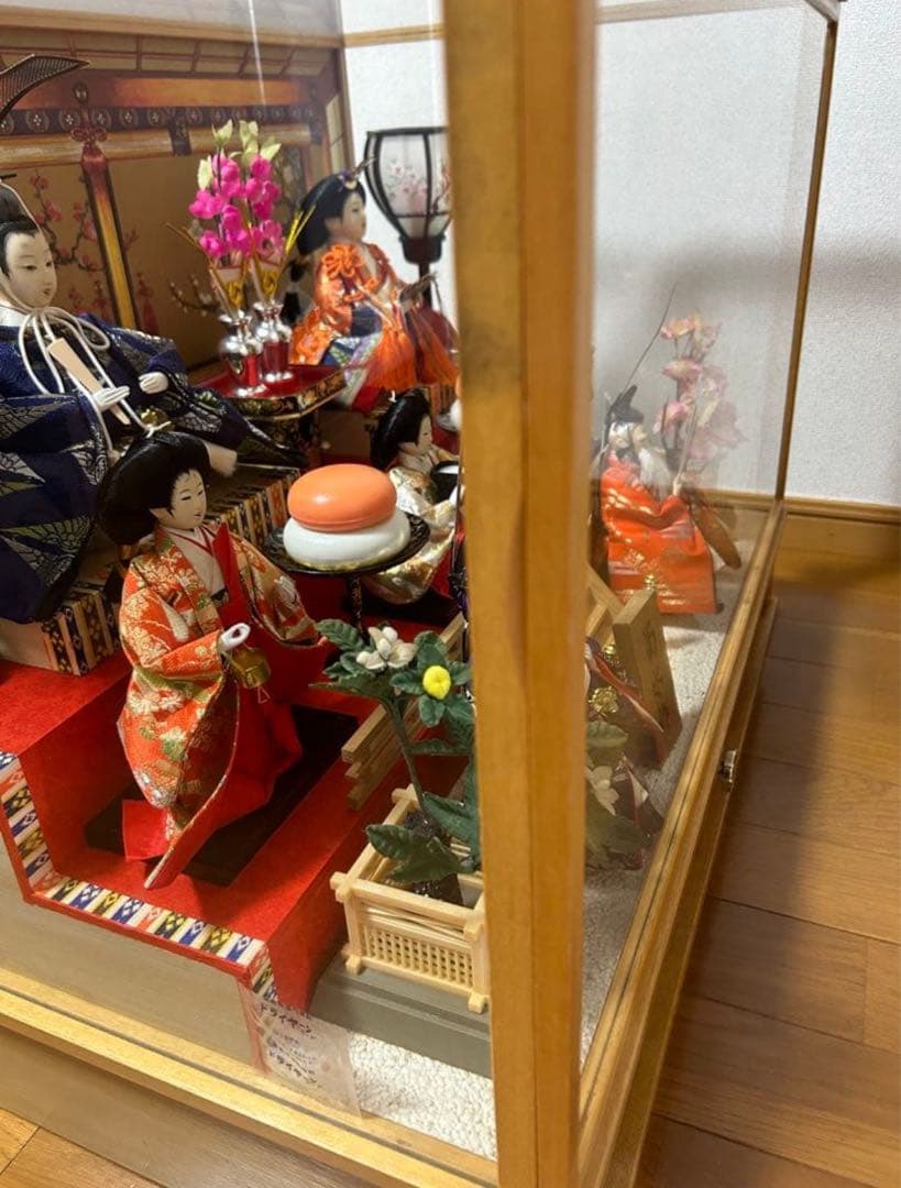 雛人形　7人飾り　3段　ケース　オルゴール　灯り　ひな祭り