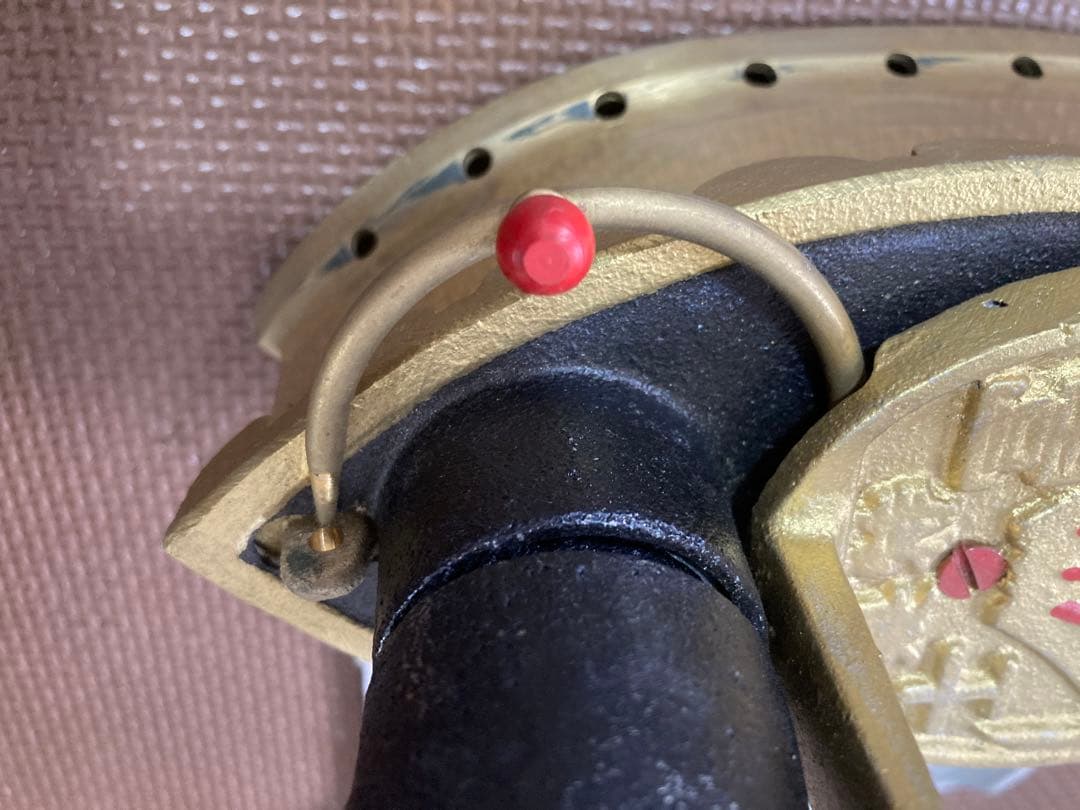 【美品】炭火アイロン　昭和レトロ