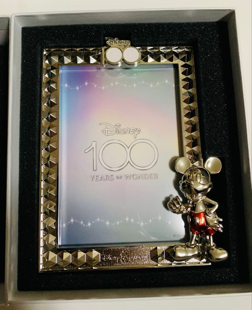 ディズニー　100周年 オリジナルグッズ　フォトフレーム　ピンバッジ　バッジ