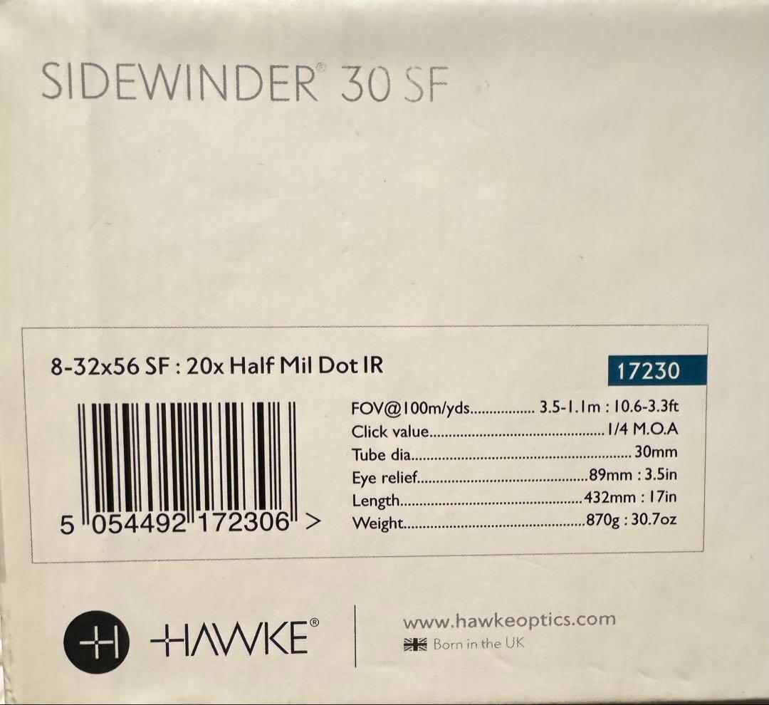 HAWKE SIDEWINDER スコープ ホーク サイドワインダー 実銃