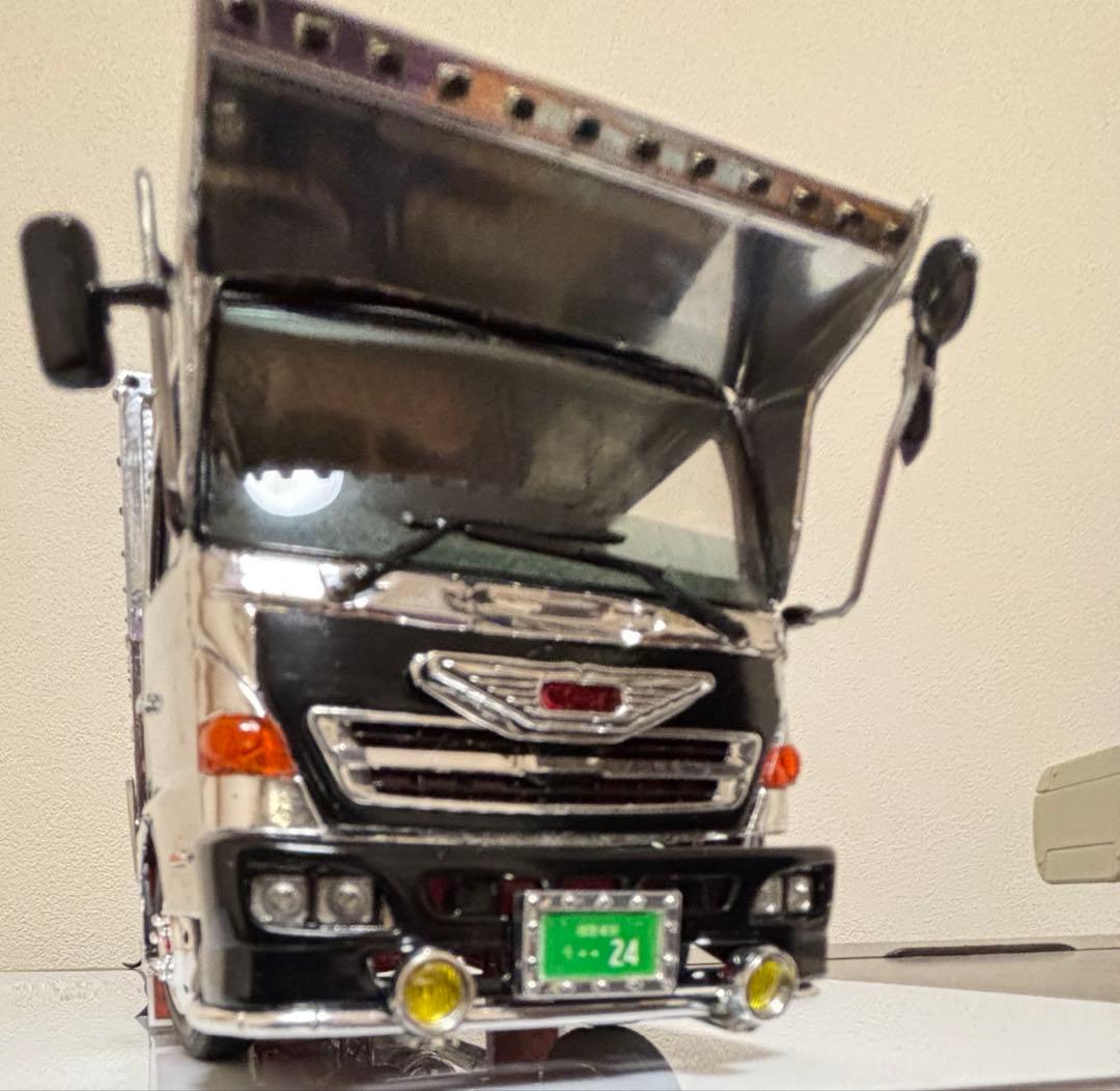 デコトラプラモデル　1/32 日野　レンプロ　完成品